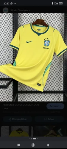 Camisa Brasil T  Copa do Mundo Promoção 