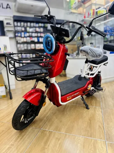 Scooter Starmega ST-823 600W (c/bateria de chumbo fixa) cor Vermelha