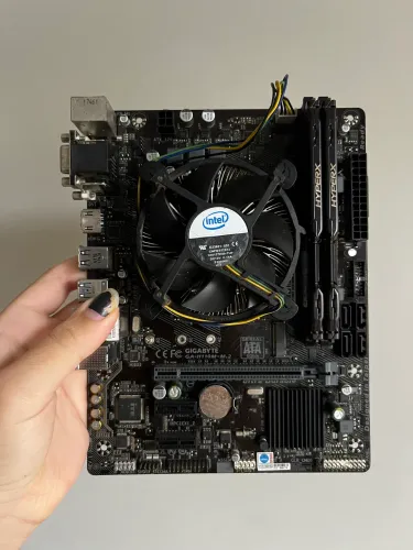 Kit placa mãe Gigabyte H110M + i5 6500 + 8GB Ram