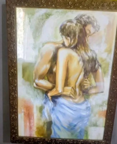 Quadros de parede pintura a mão feito pra pousada