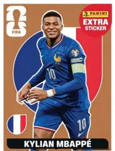 Figurinha Bronze Mbappe