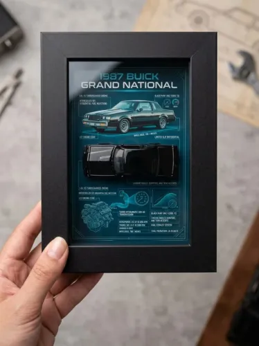 Quadro Decorativo 3D Carro Buick 1987 Grand National