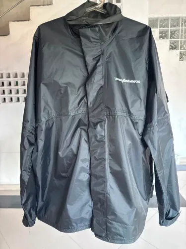 Capa De Chuva Motoqueiro Nylon Pantaneiro Com Gola Jaqueta + Calça EXG