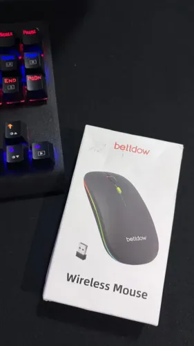 Mouse sem fio Bettdow rgb