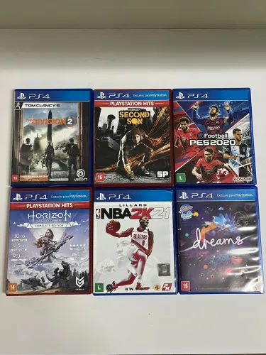 PS4 1Tb 2 controles e jogos