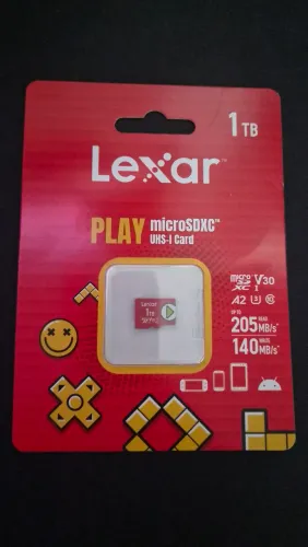 Cartão MicroSD Lexar 1tb v30 (novo lacrado + nf)