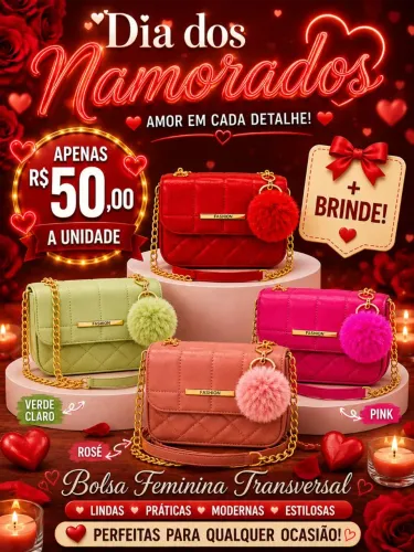 Lindas bolsas feminina 