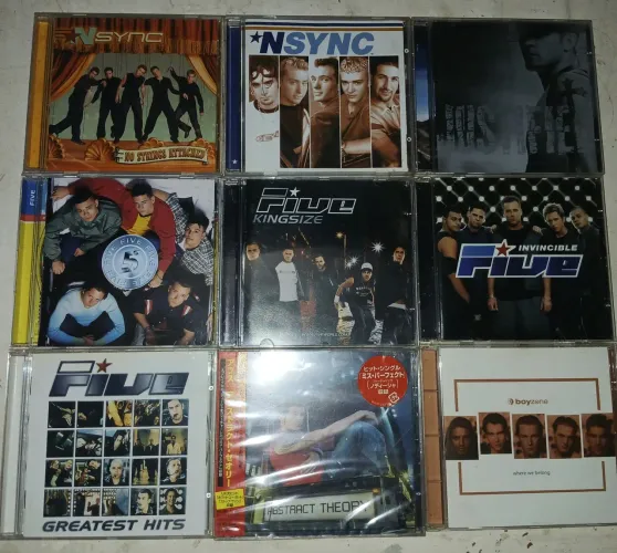 Cd,s Boybands Five Nsync Boyzone