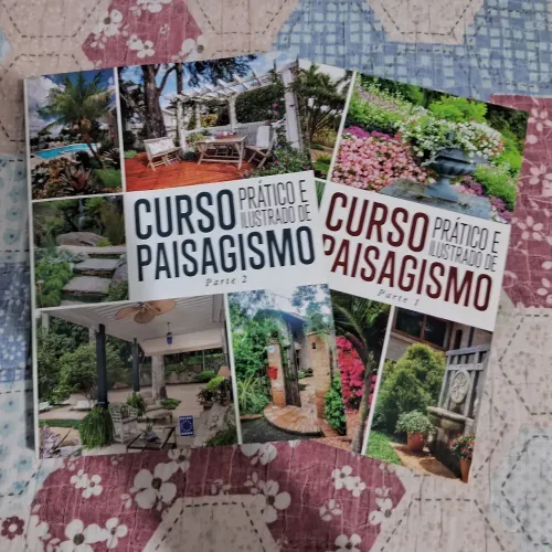 Livros Curso prático e Ilustrado de Paisagismo