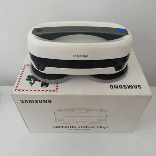 Robô de Limpeza Passa Pano Esfrega Inteligente Samsung Jetbot Mop VR6000TM