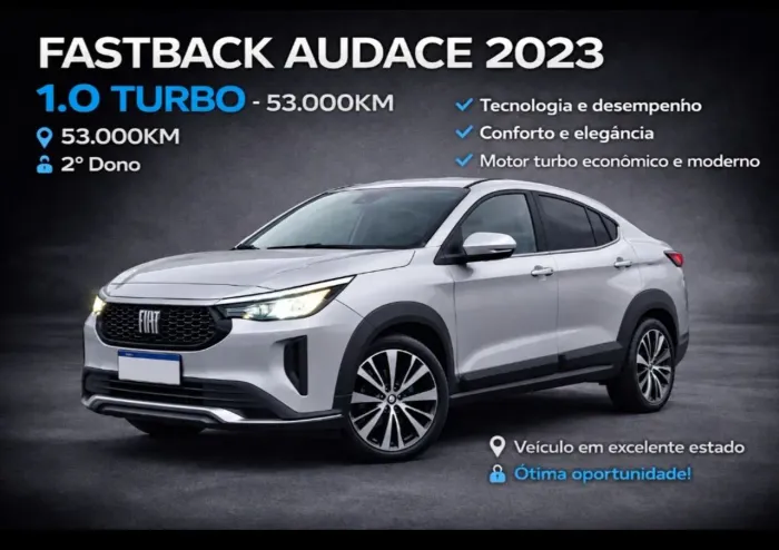 Fiat Fastback Audace 1.0 200 T. Flex AUT 2023