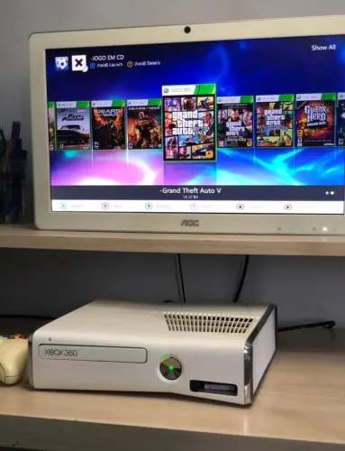 Xbox 360 Slim Tunado Xploit 30 jogos