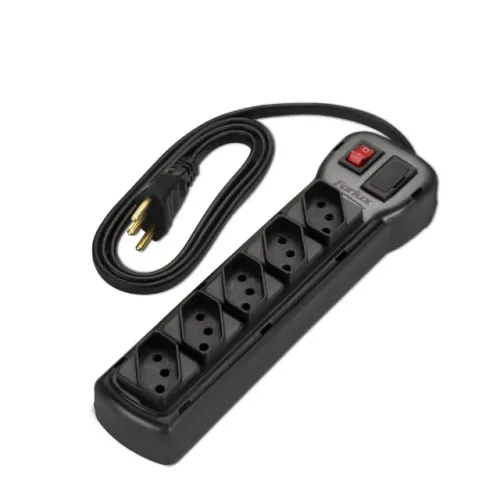 Filtro de Linha Extensão Régua 5 Tomadas Bivolt - Novo