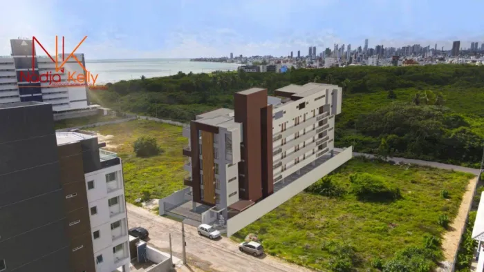 Apartamento com 1 dormitório à venda, 40 m² por R$ 351.606,52 - Intermares - Cabedelo/PB