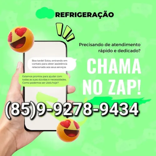 Conserto de geladeira. 