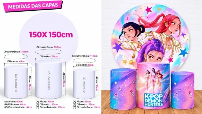 ? CAPAS PARA CILINDROS E PAINEL REDONDO | ALTA QUALIDADE ?