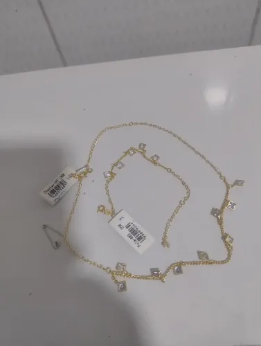 Vendo / troco esse kit de cordão e pulseira da minas de ouro