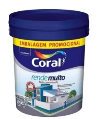 Tinta Coral Rende Muito Branco Balde 20L | Máximo Rendimento Standard