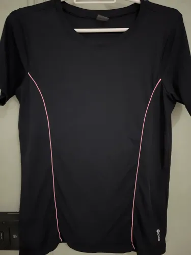 Camisa fitness e feminina preta P oxer