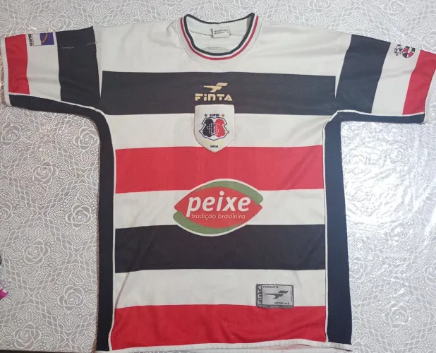 Camisa do Santa Cruz I 2001 tam. P - Finta, Peixe - Contém Detalhes