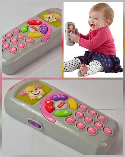 Controle remoto Aprender e Brincar Irmã do Cachorrinho Fisher-Price português 