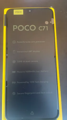 Poco C71 - 128gb NOVO