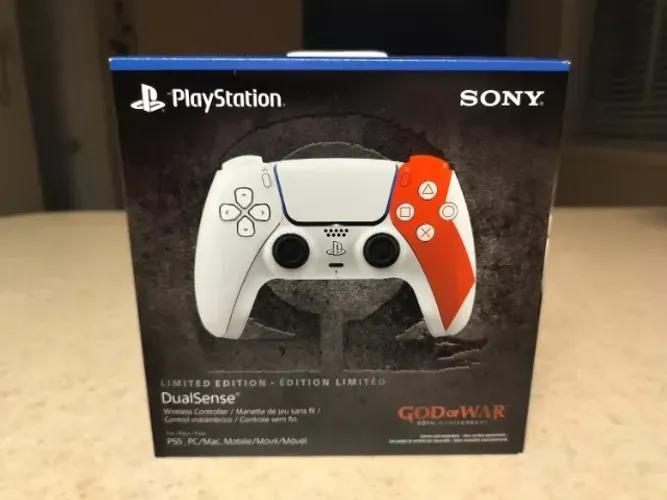 Controle PS5 Dual Sense God of War 20th Anniversary - Edição Limitada Novo Lacrado