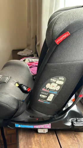 Título: Cadeira para Auto Fisher-Price All-Stages Fix 2.0 - Cinza e Preto