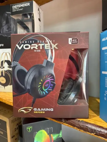 Headset Gamer Vortex 50 mm, USB, Com Microfone Omnidirecional