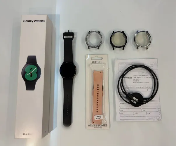 Smartwatch Samsung Galaxy Watch 4 Preto - Com Nota Fiscal