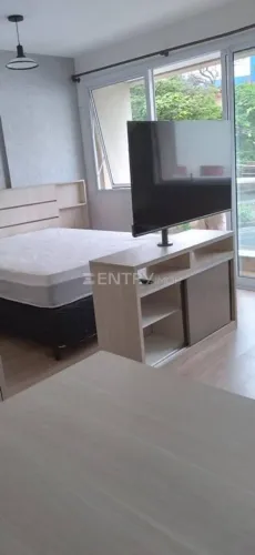 Flat mobiliado 1 quarto Centro Jundiaí com lazer completo e padrão alto padrão