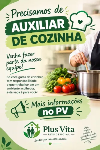 Auxiliar de cozinha