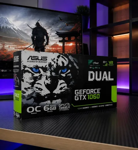 Placa de video Asus-Dual Geforce GTX 1060 6GB (Parcelo No Cartão em ate 8x)