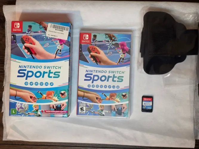 Jogo Nintendo Switch Sports USADO + acessório original 