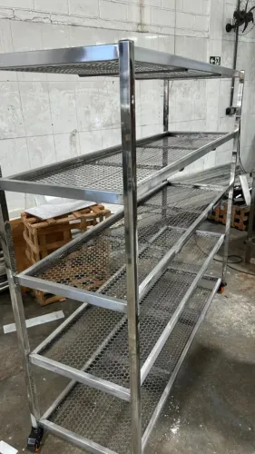 Estante Profissional Inox 1,80m Alta Resistência Comercial