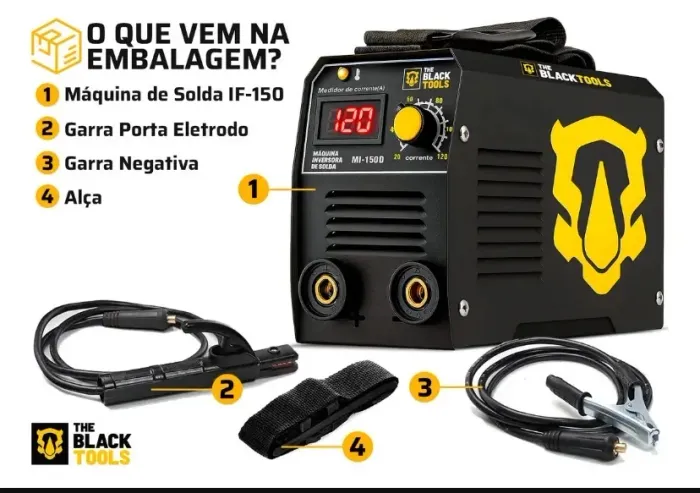 Máquina solda portátil de 120 amperes