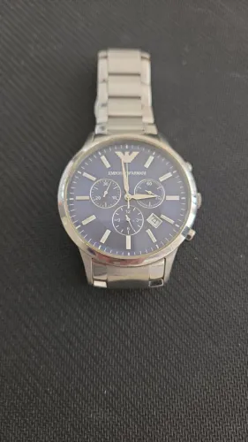 Relogio Emporio Armani AR2448 fundo azul