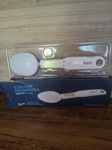 Colher Medidora Wolff Gourmet Balança Digital Com Display LCD