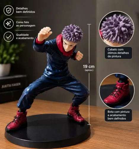 Action Figure Yuji Itadori - Jujutsu Kaisen 19cm