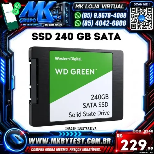 ssd SATA WD GREEN 240GB