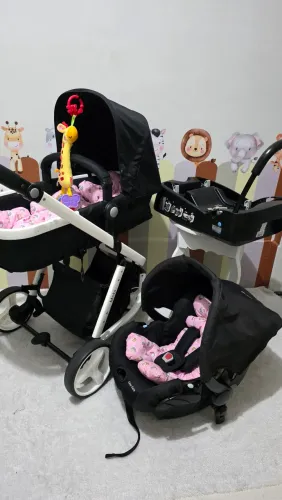 Carrinho de bebê 4 em 1 safety mobi 