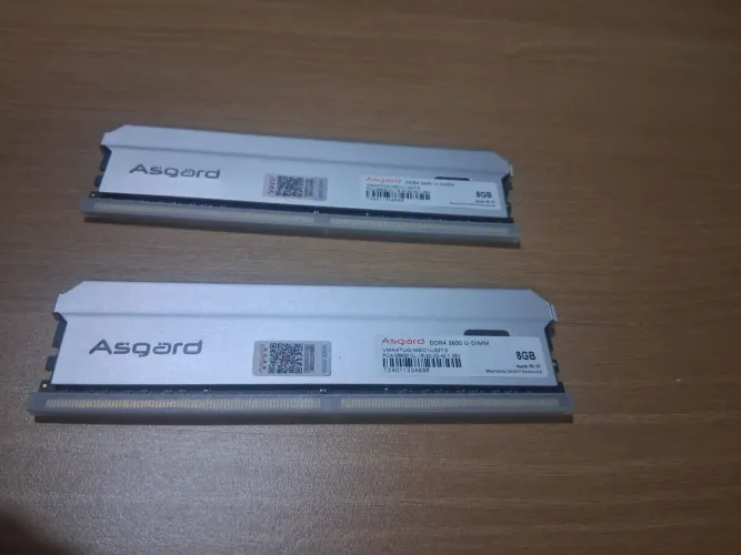 MEMÓRIA RAM ASGARD DDR4 16GB(2x8) 3600Mhz