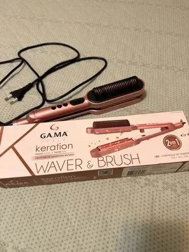 CHAPINHA GAMA KERATION WAVER BIVOLT ATÉ 220° ALISA NA MESMA HORA E FAZ CACHOS.