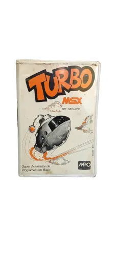 Cartucho Turbo Msx Completo Com Caixa Manual E Nota Fiscal
