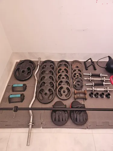 Anilhas para musculação