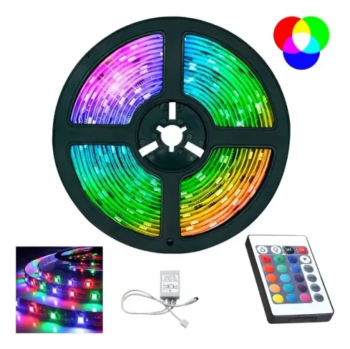 Fita de Led Colorida 5M com Controle