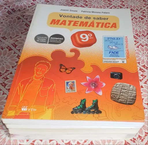 Matemática 9° ano- kit com 4 livros. Os livros estão em bom estado.