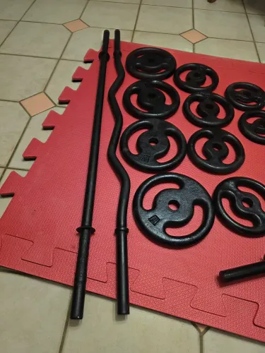 Barras maciças e anilhas