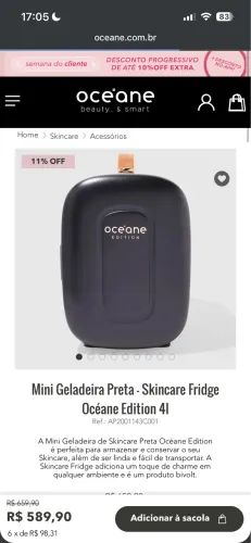 Mini geladeira