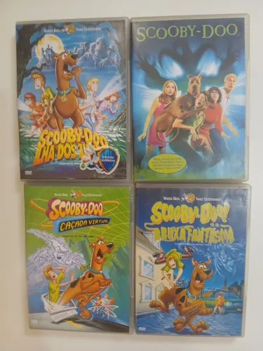 Kit 4 DVDS Scooby-Doo Clássico 